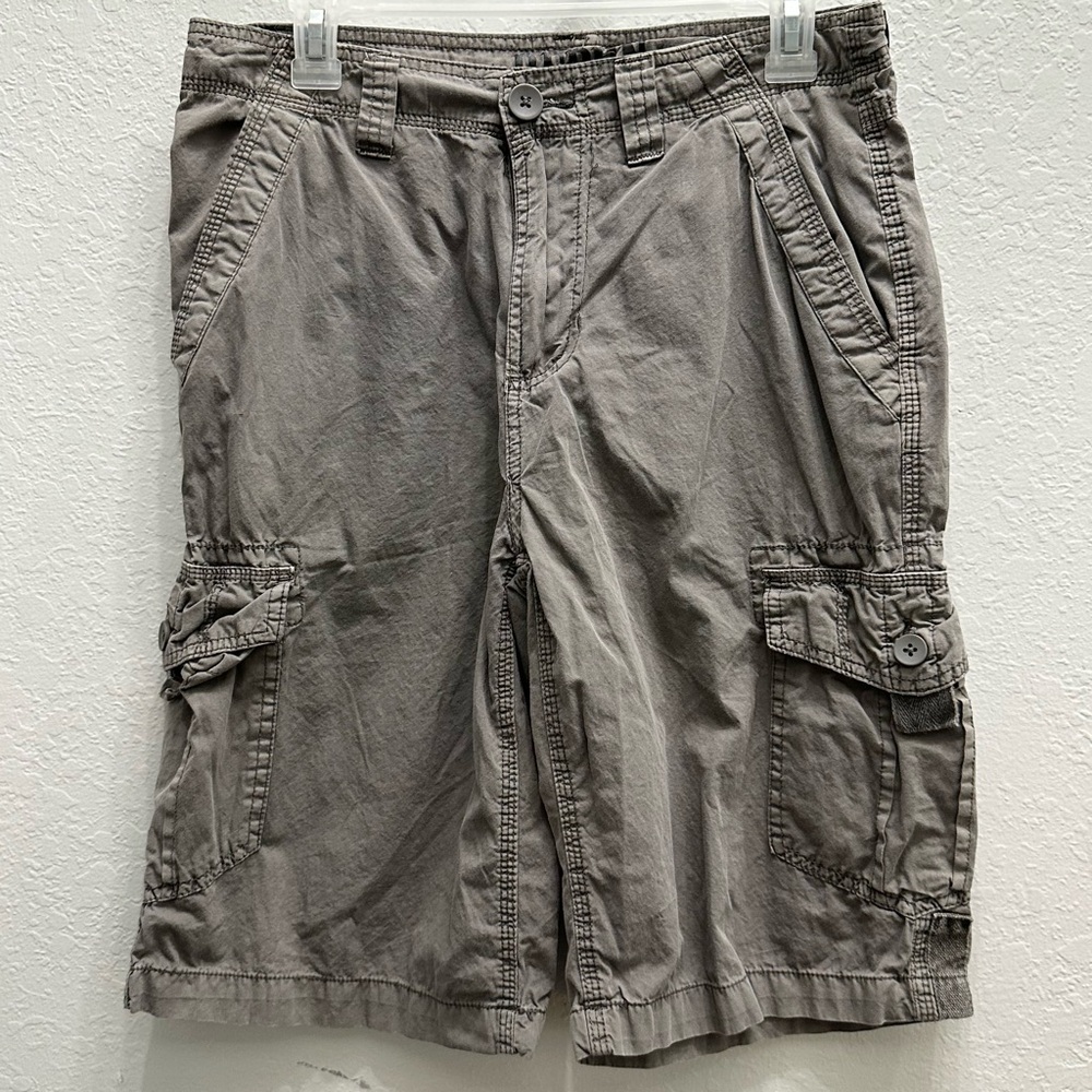 NWOT~Men’s, Rerun, Grey Cargo shorts, size 30, 11.5” Inseam